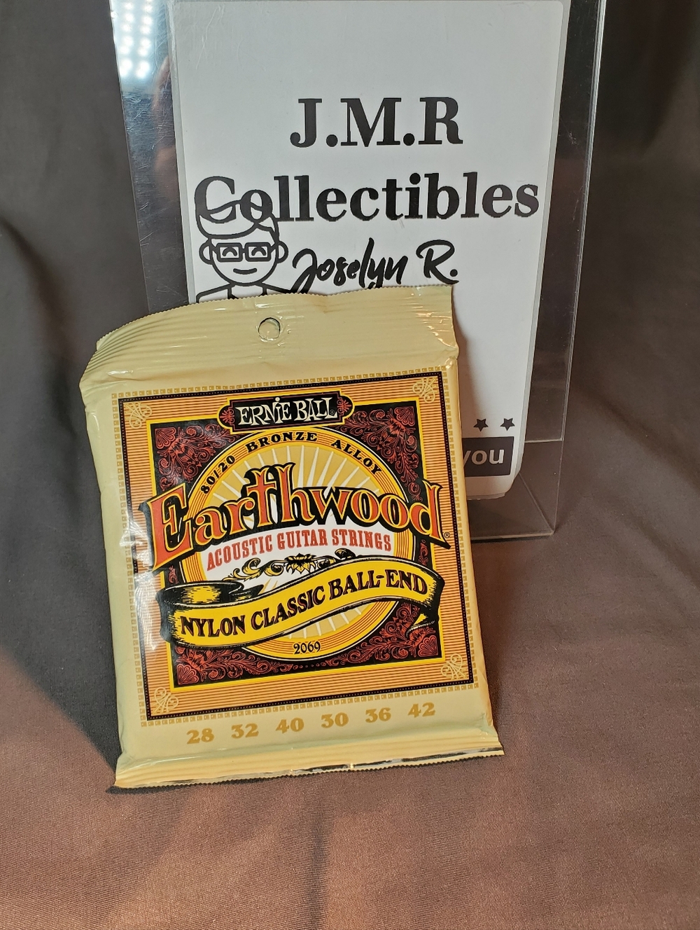Ernie Ball Earthwood 80/20 Bronze Folk Nylon Acoustic Guitar Strings, P02069